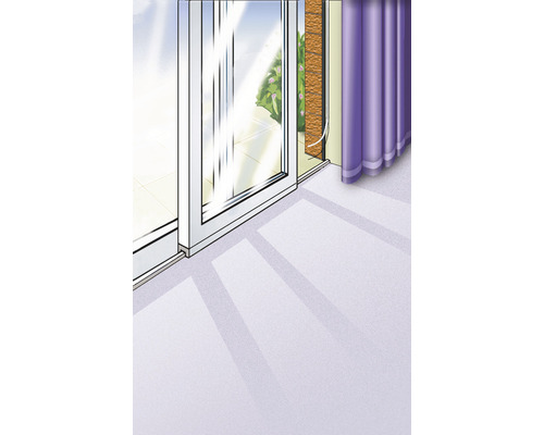 fix-o-moll V-profielafdichting, zelfklevend, wit, 10 m x 10 mm