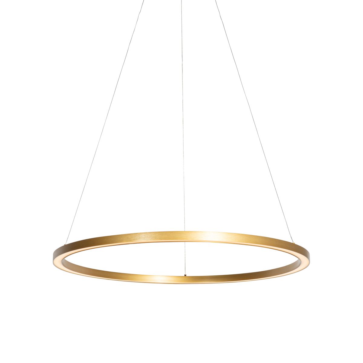 Hanglamp goud 80cm incl. LED 3-staps dimbaar - Girello