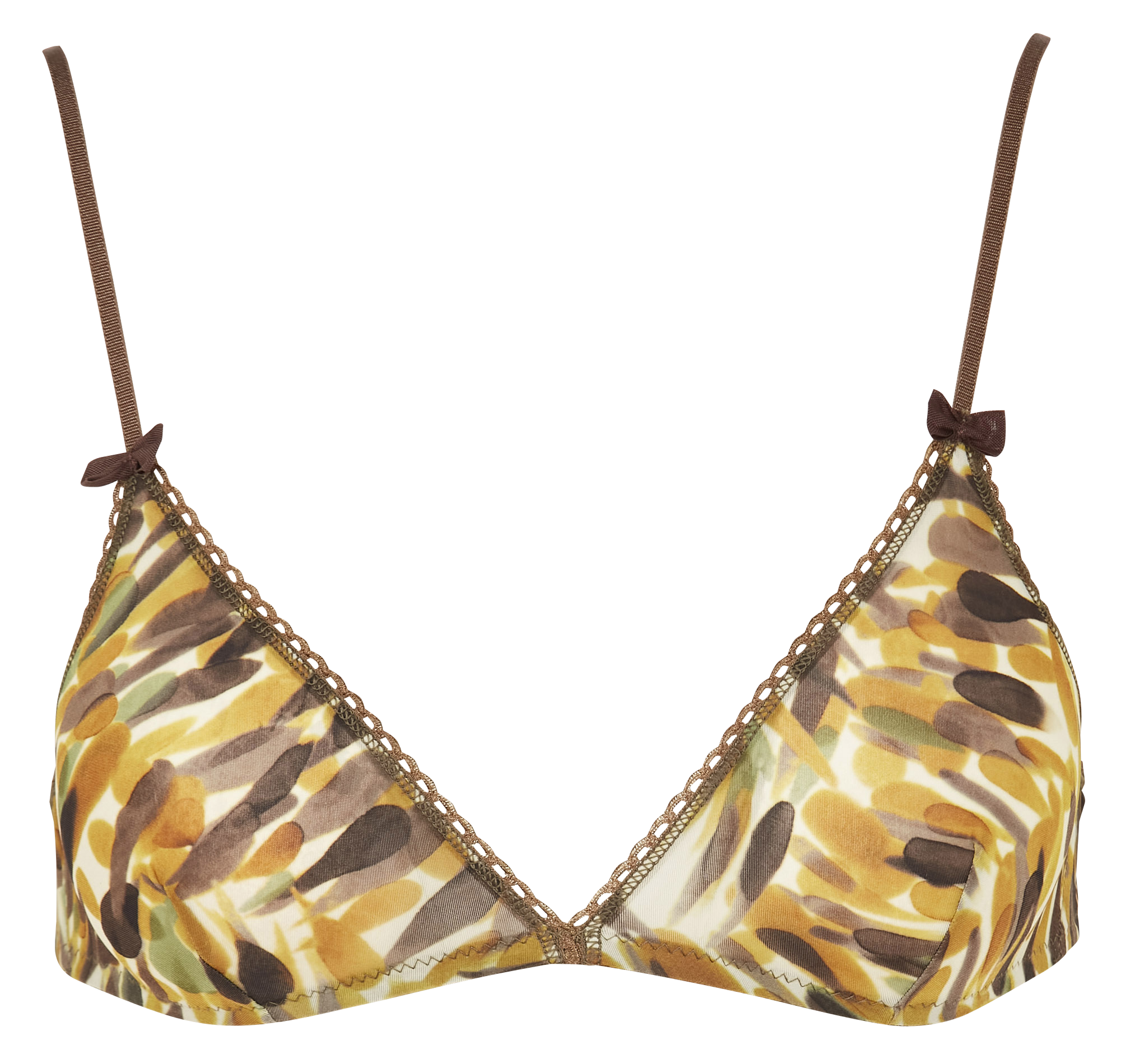 AMETHIST - Soutien-gorge triangle imprimé | Multicolore