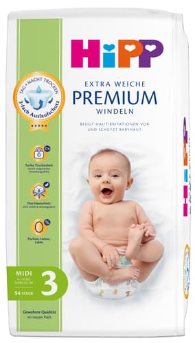 HiPP Extra Weiche Premium Windeln Midi 3