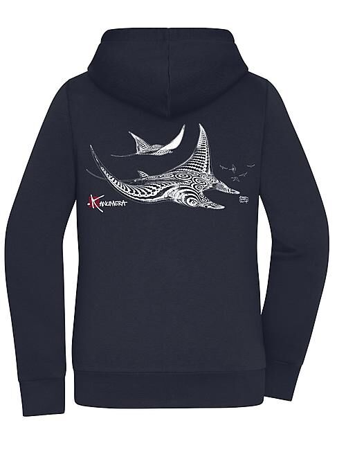 KANUMERA - VESTE SHERPA ZIPPEE LES RAIES FEMME