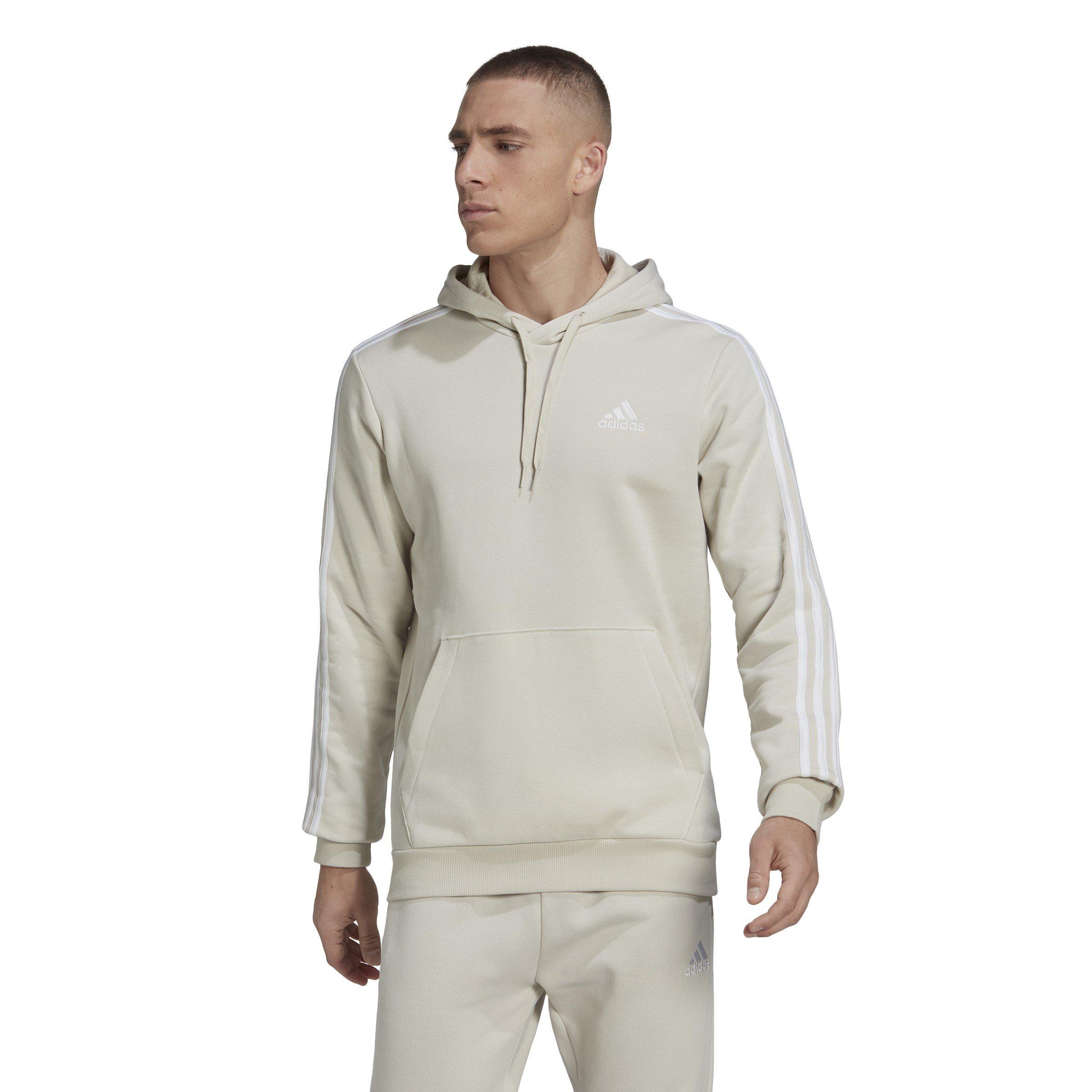 adidas Essentials Fleece 3-Stripes Hoodie Mens