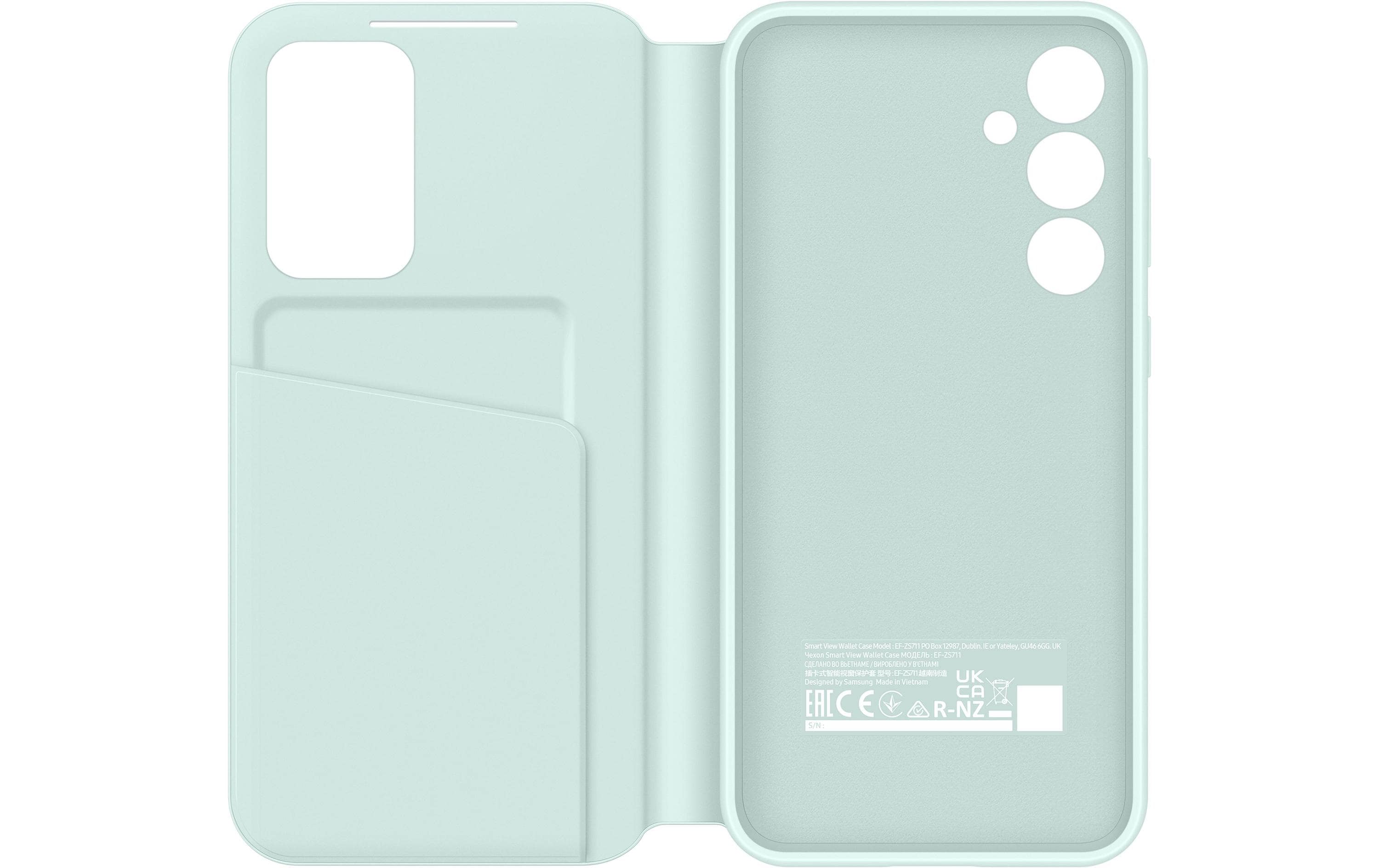Book Cover Smart View Galaxy S23 FE MintSchutzhülle mit Touch-Interface für das Samsung Galaxy S23 FE