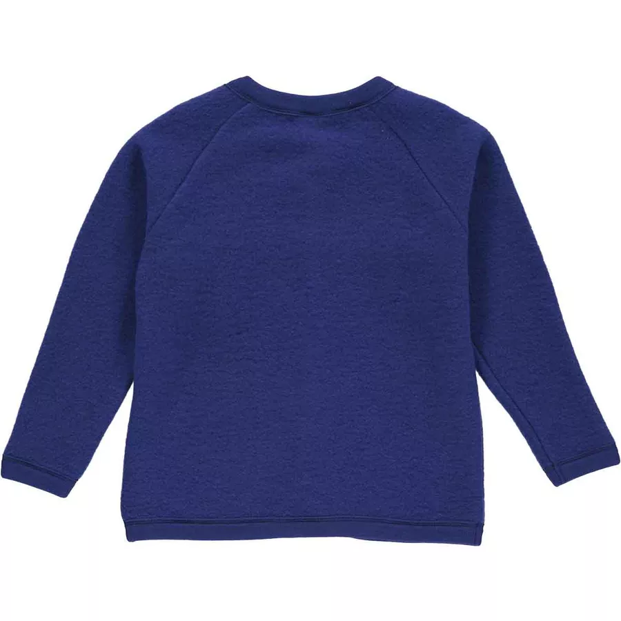 Fred's World Fleecejacke aus Merinowolle blue