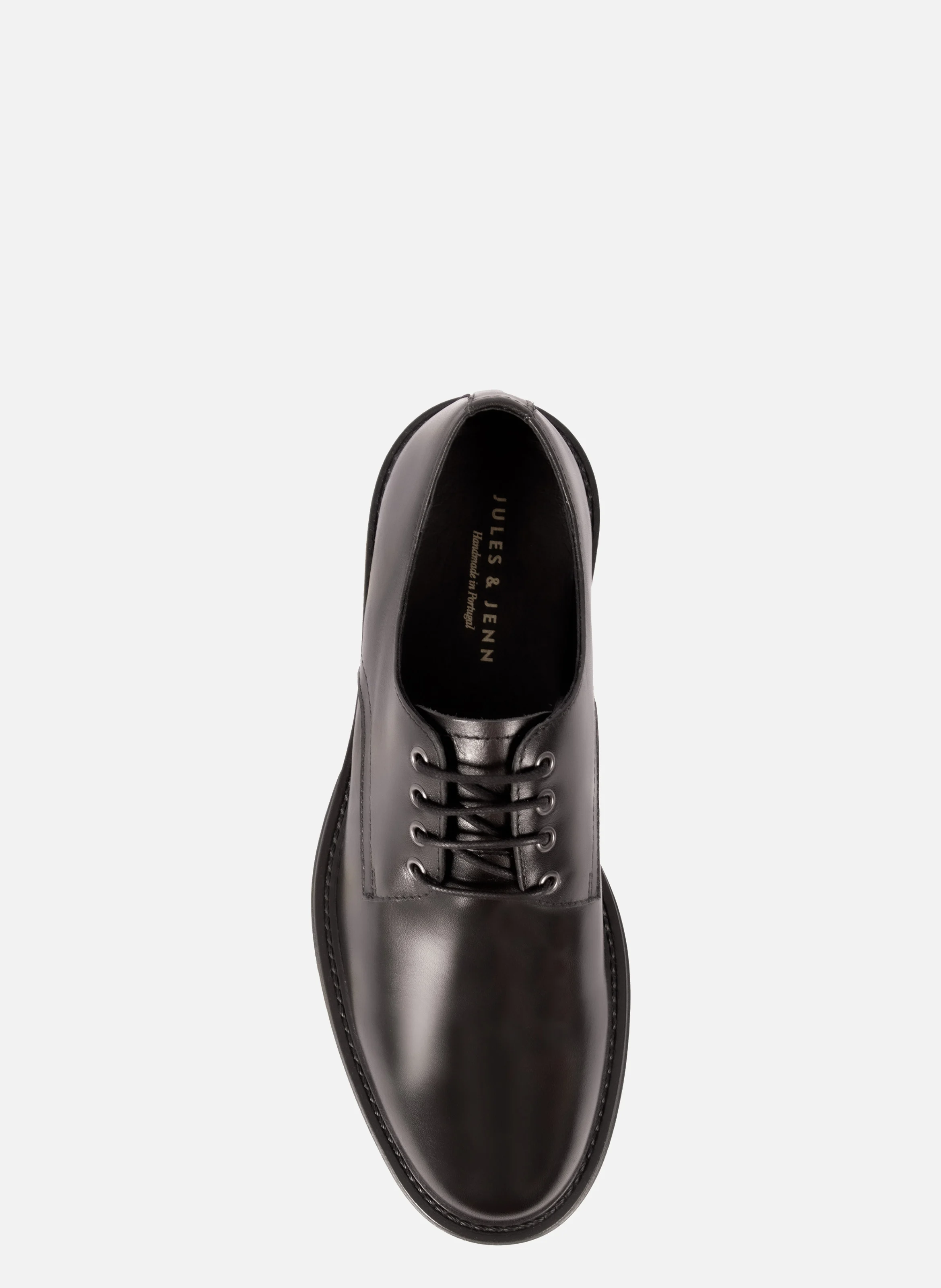Derbies gomme cuir | Noir