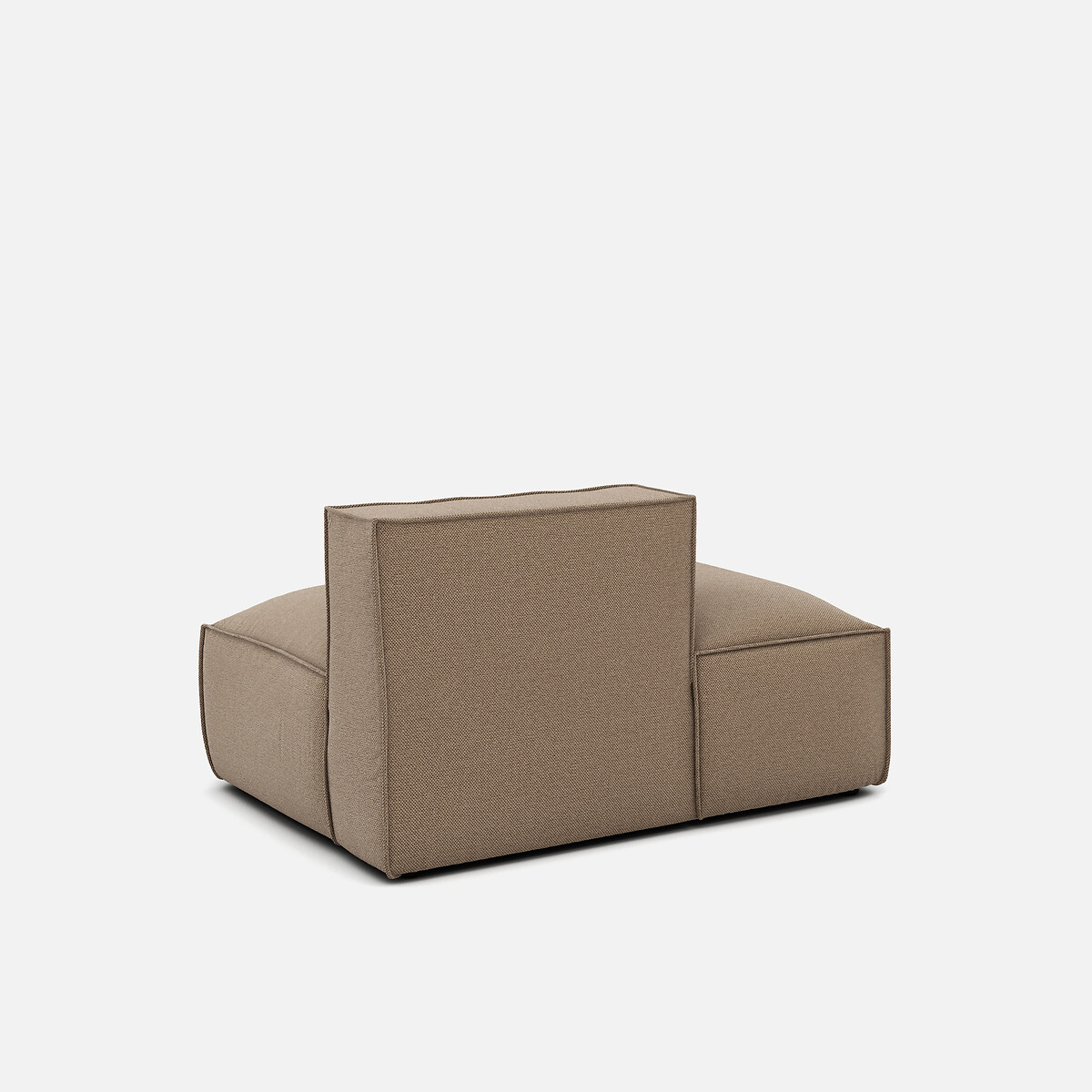 LA REDOUTE INTERIEURS<br>Sofá lounge texturizado, esquerdo, Seven