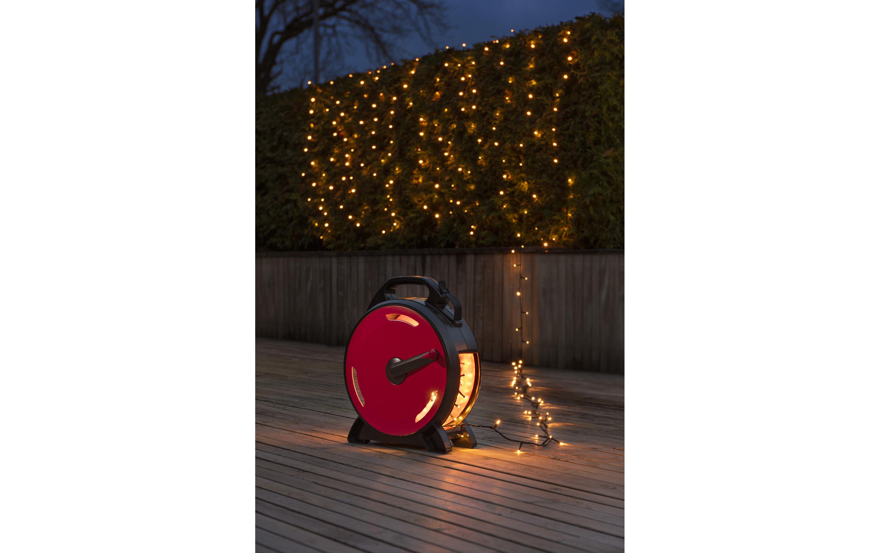 LED-Lichterkette Kabelaufroller, 800 LED, 55.9 m, Outdoor<br>LED Kabelaufroller