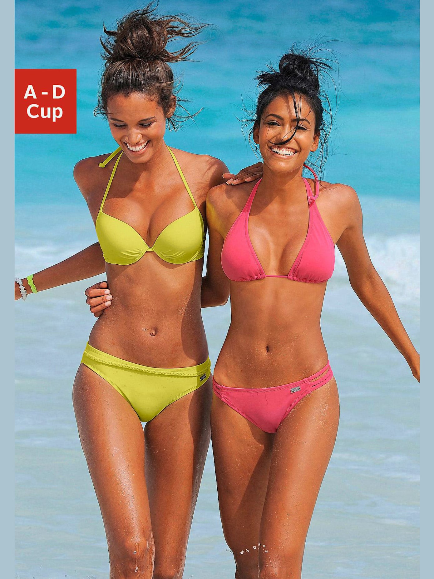 Haut de bikini push-up bonnets rembourrés