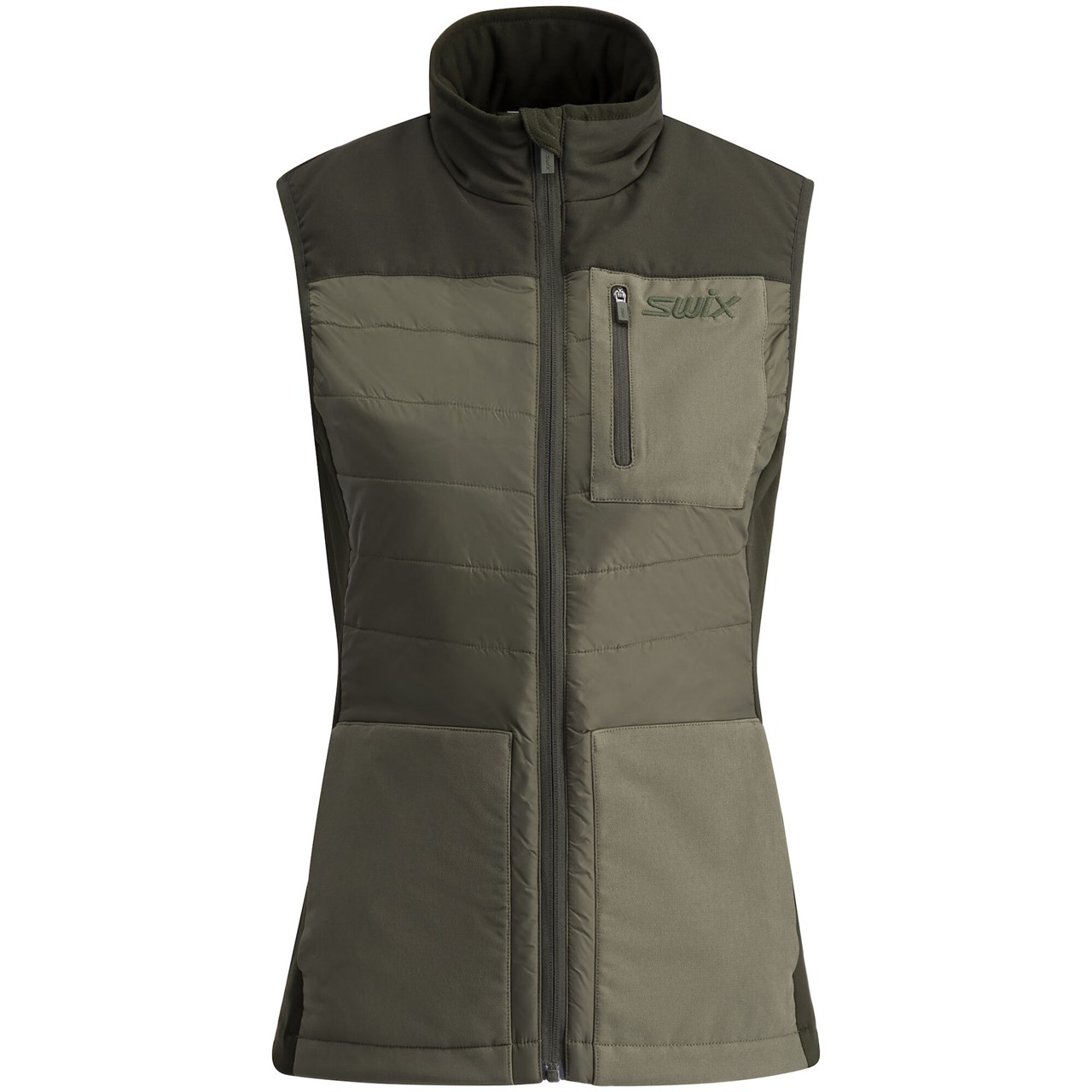 Swix Horizon Primaloft Vest Womens Olive/Dark Olive