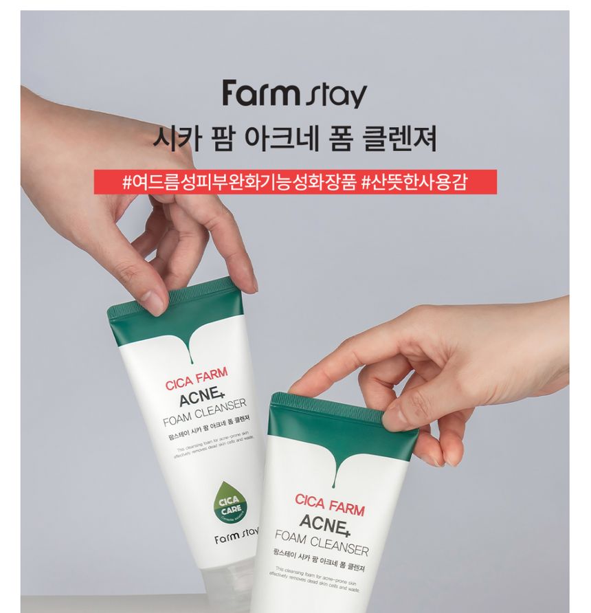 Farm Stay - Cica Farm Acne Foam Cleanser