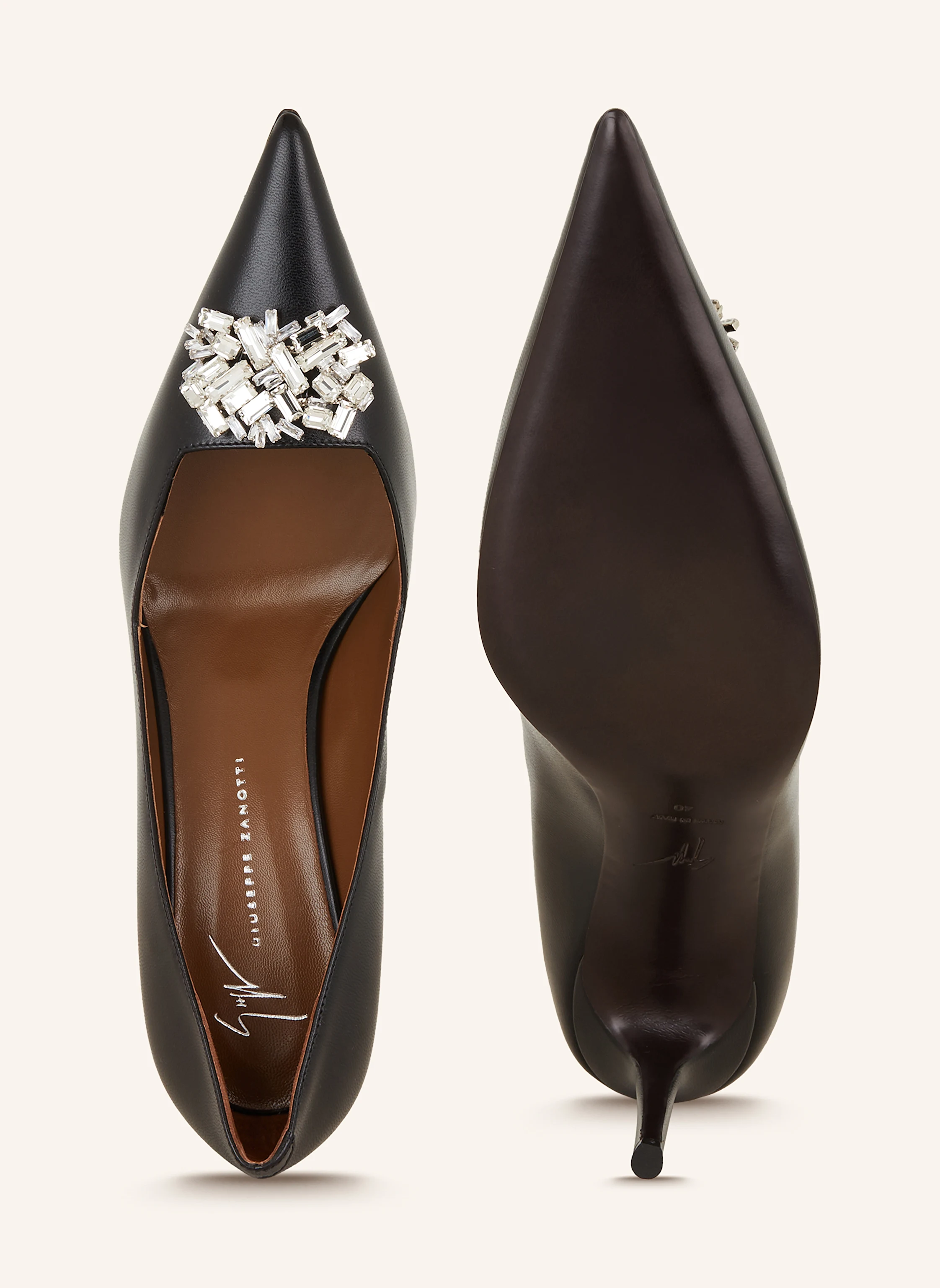 GIUSEPPE ZANOTTI DESIGN Pumps MUSE mit Schmucksteinen
