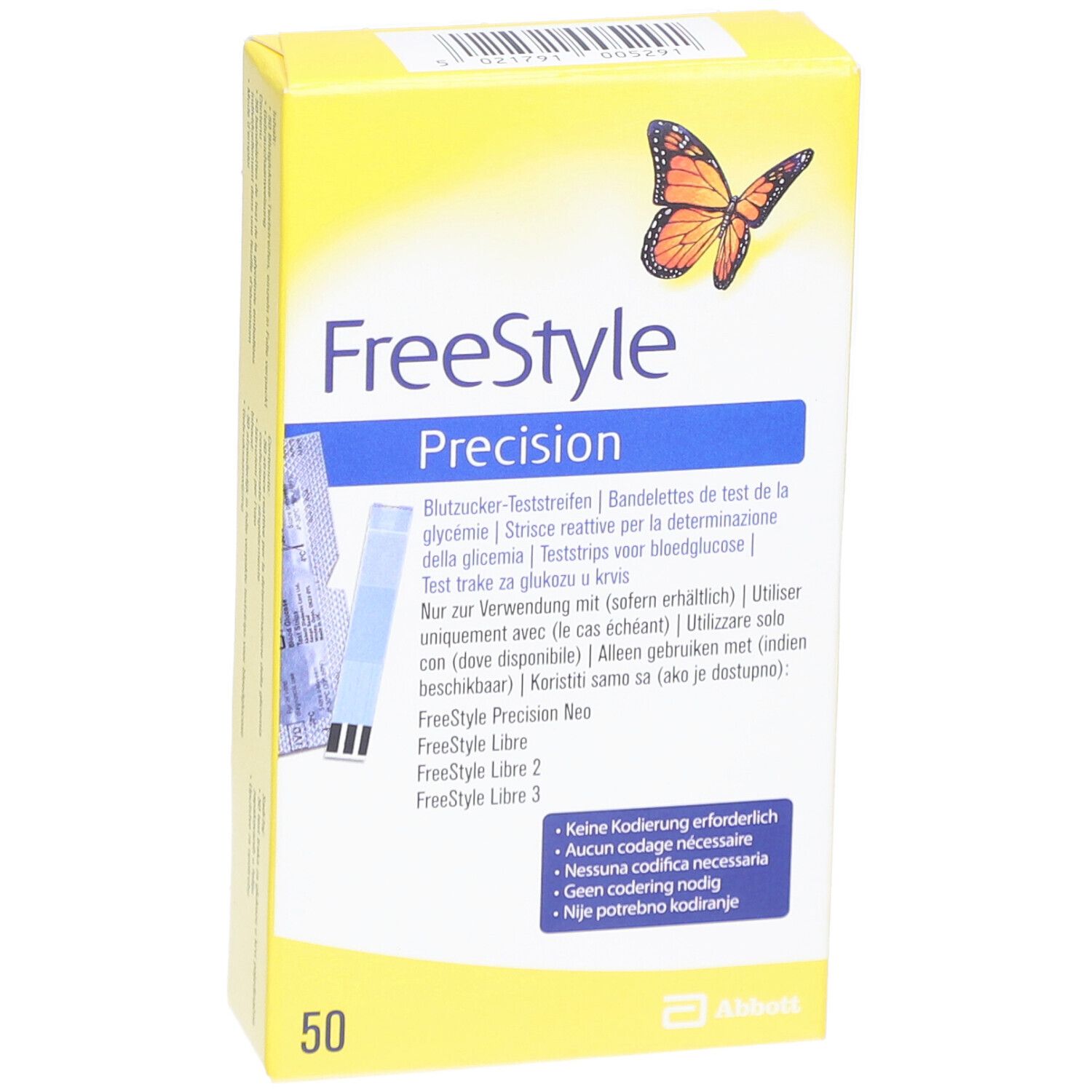 FREESTYLE Precision Blutzucker-Teststreifen – Zuverlässigkeit und Präzision