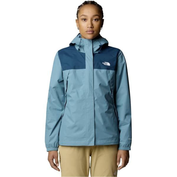 Veste randonnée THE NORTH FACE W ANTORA JACKET ALGAE BLUE/MIDNIGHT PETROL