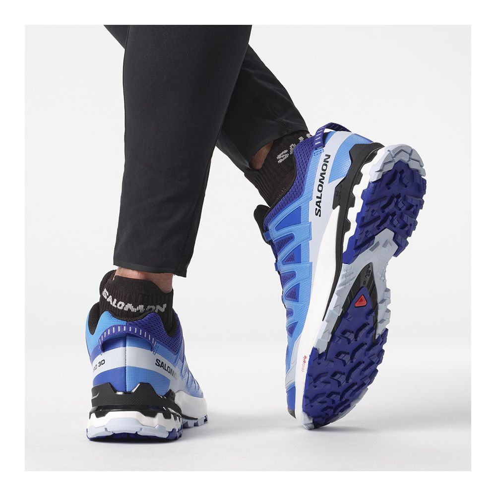 Salomon XA PRO 3D V9 - Chaussures trail Homme surf the web/ibiza blue/white