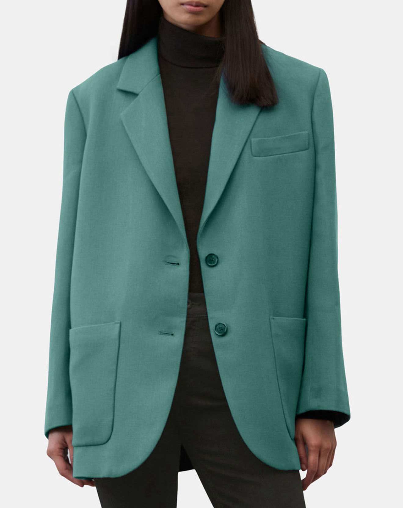 Marc O'Polo Blazer Oversize 2 boutons vert