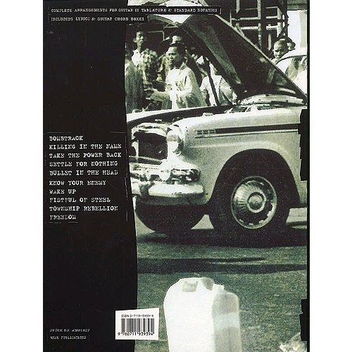 Wise Publications - Rage Against The Machine songbook (TAB)