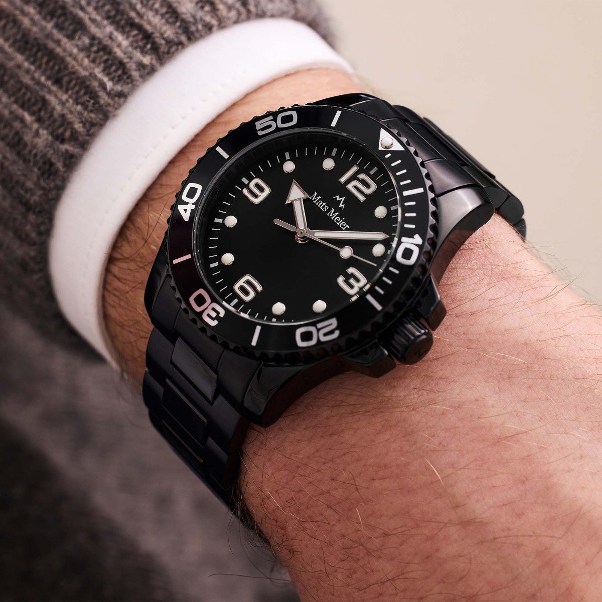 horloge Mats Meier Mats Meier Zwart