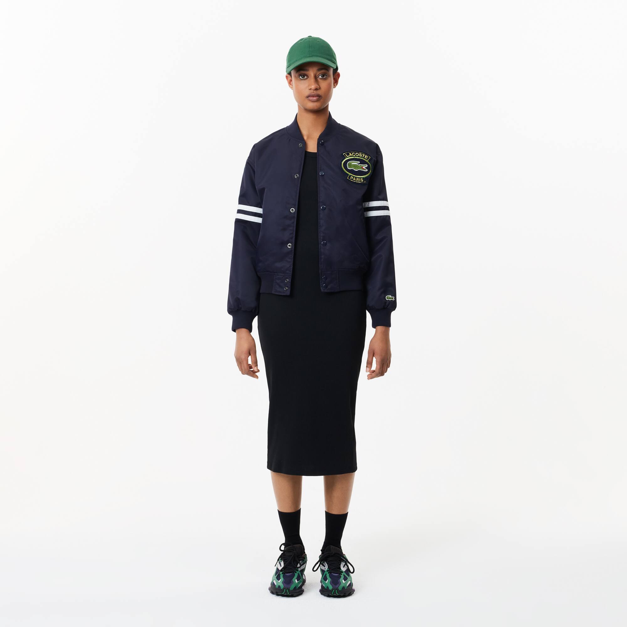 Damen LACOSTE Kleid aus Bio-Baumwolle Kleider & Röcke - Schwarz - Lacoste - Damen