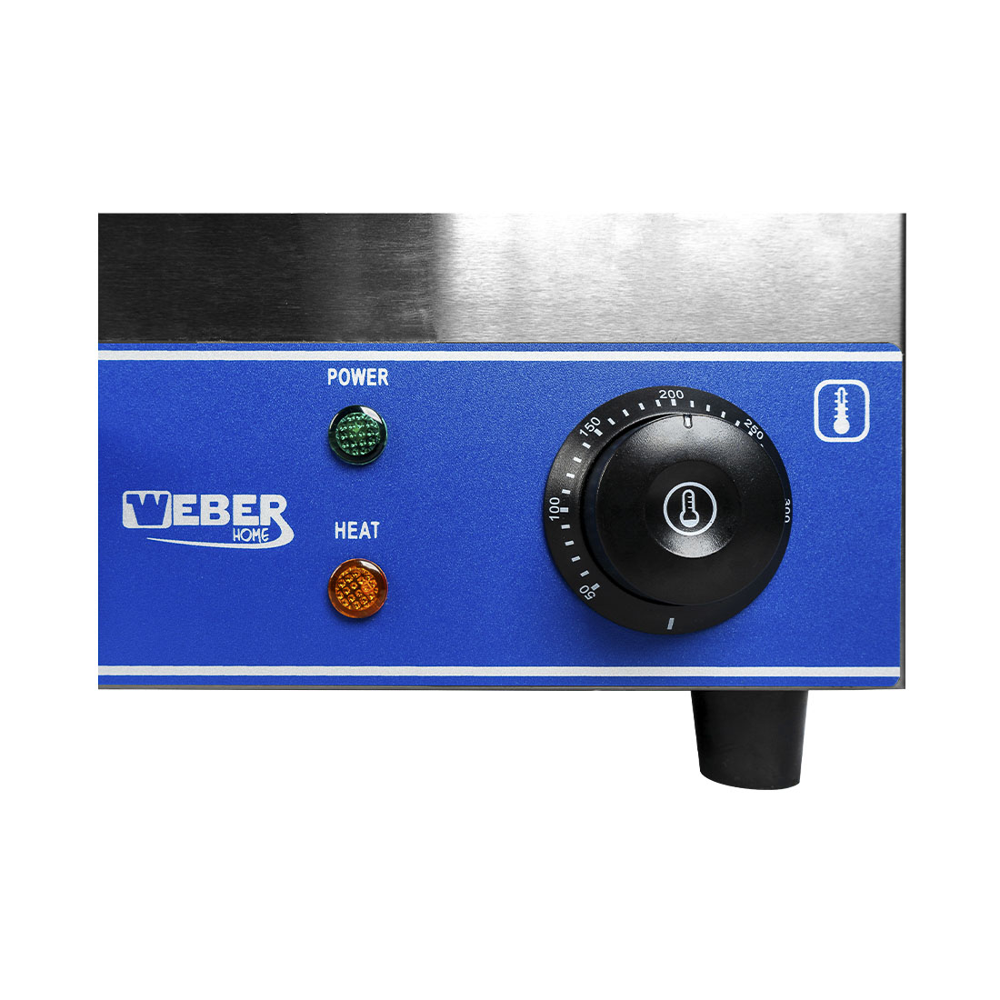 Weber Home Elektro Plattengrill 2'100 Watt, Chromstahl