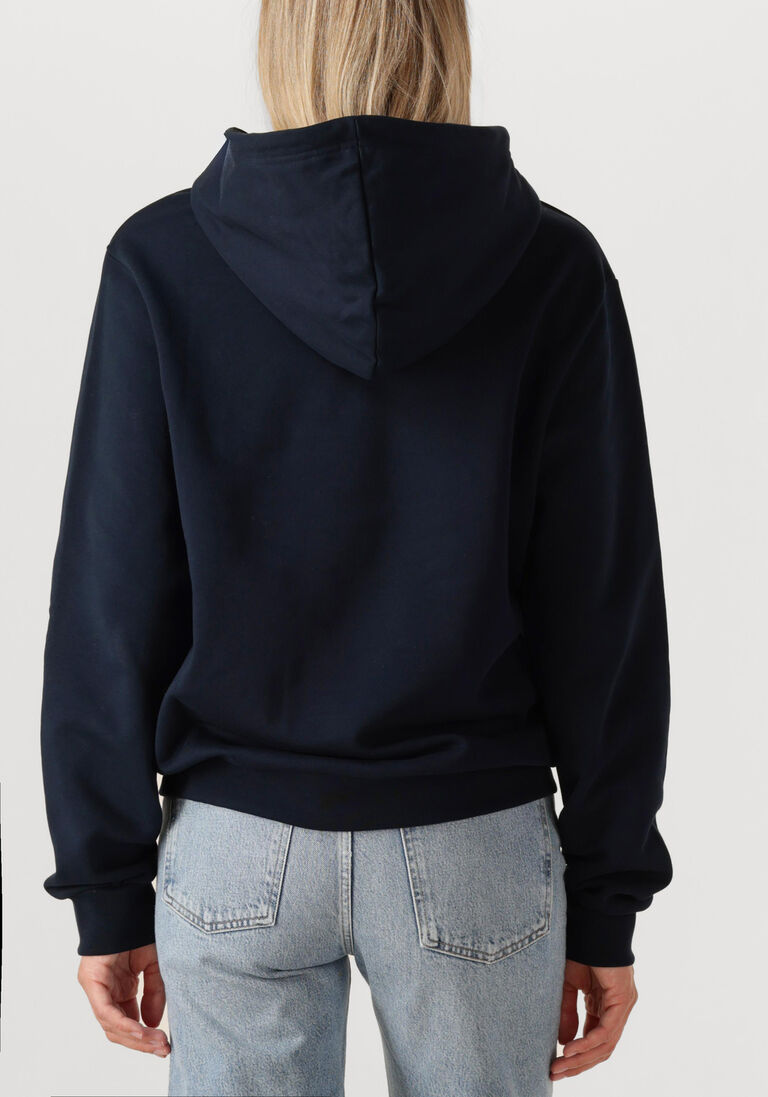 donkerblauwe apc trui hoodie standard rue madame gots
