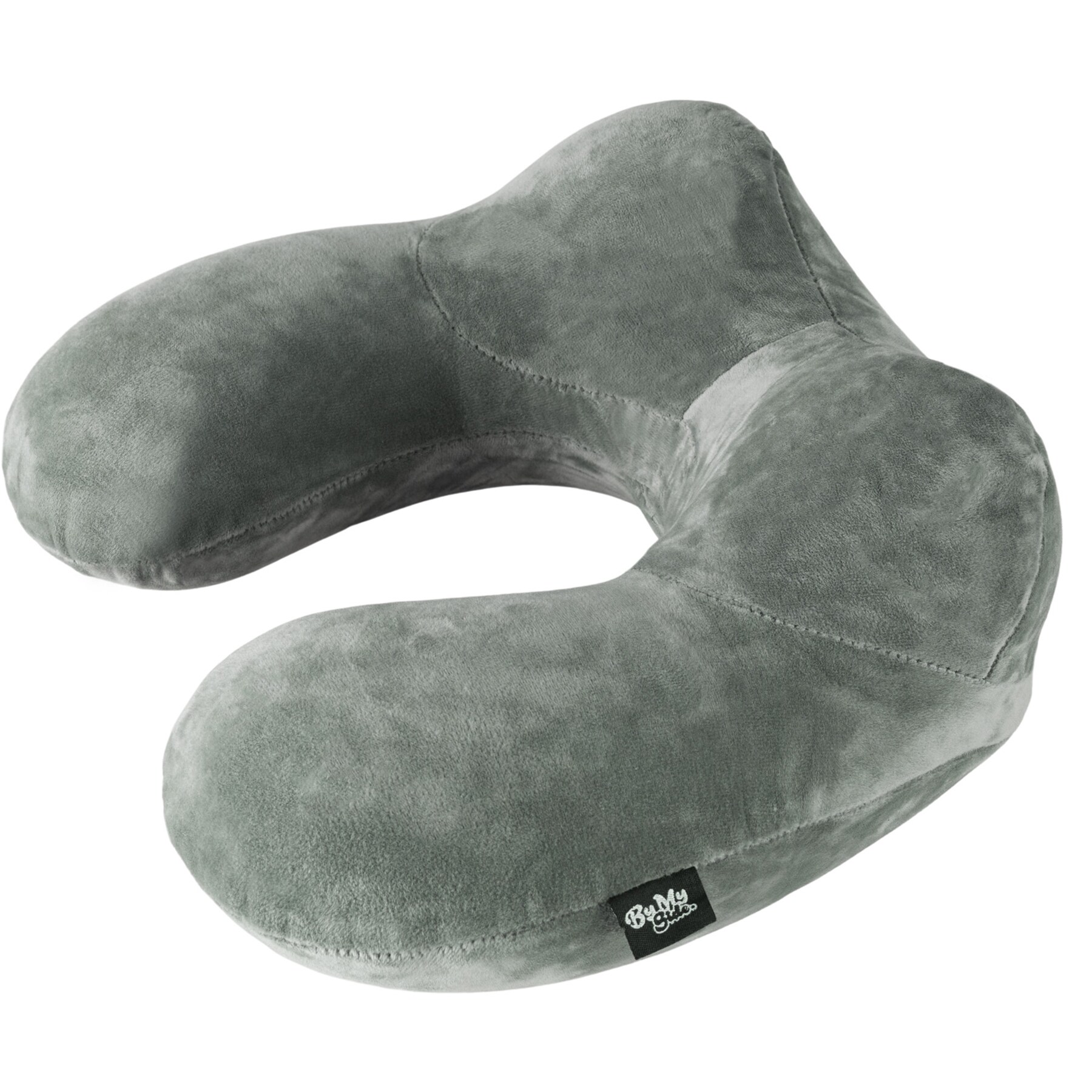 tectake® Nackenkissen, faltbar, Härte durch Luftmenge regulierbar, 33 x 31 x 15 cm