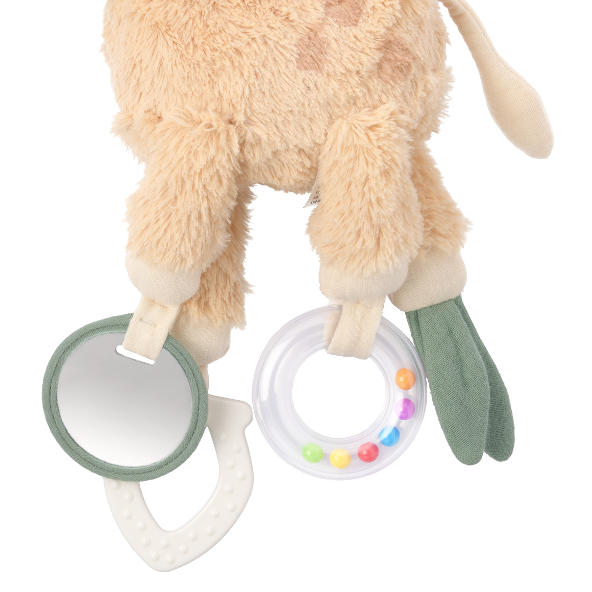 Topomini Baby Activity Giraffe mit vielen Elementen puder