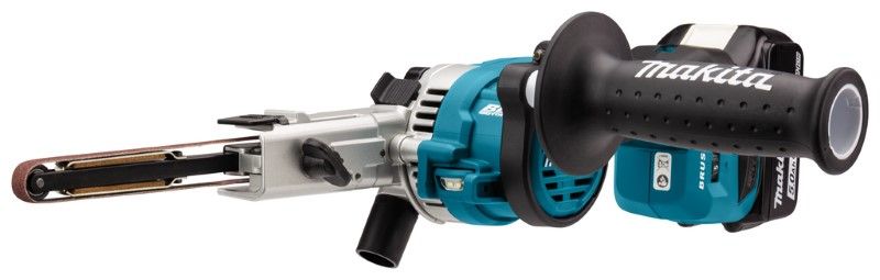 Makita DBS180RTJ 18V Li-ion accu stripschuurmachine set (2x5.Ah) in Mbox - 9mm