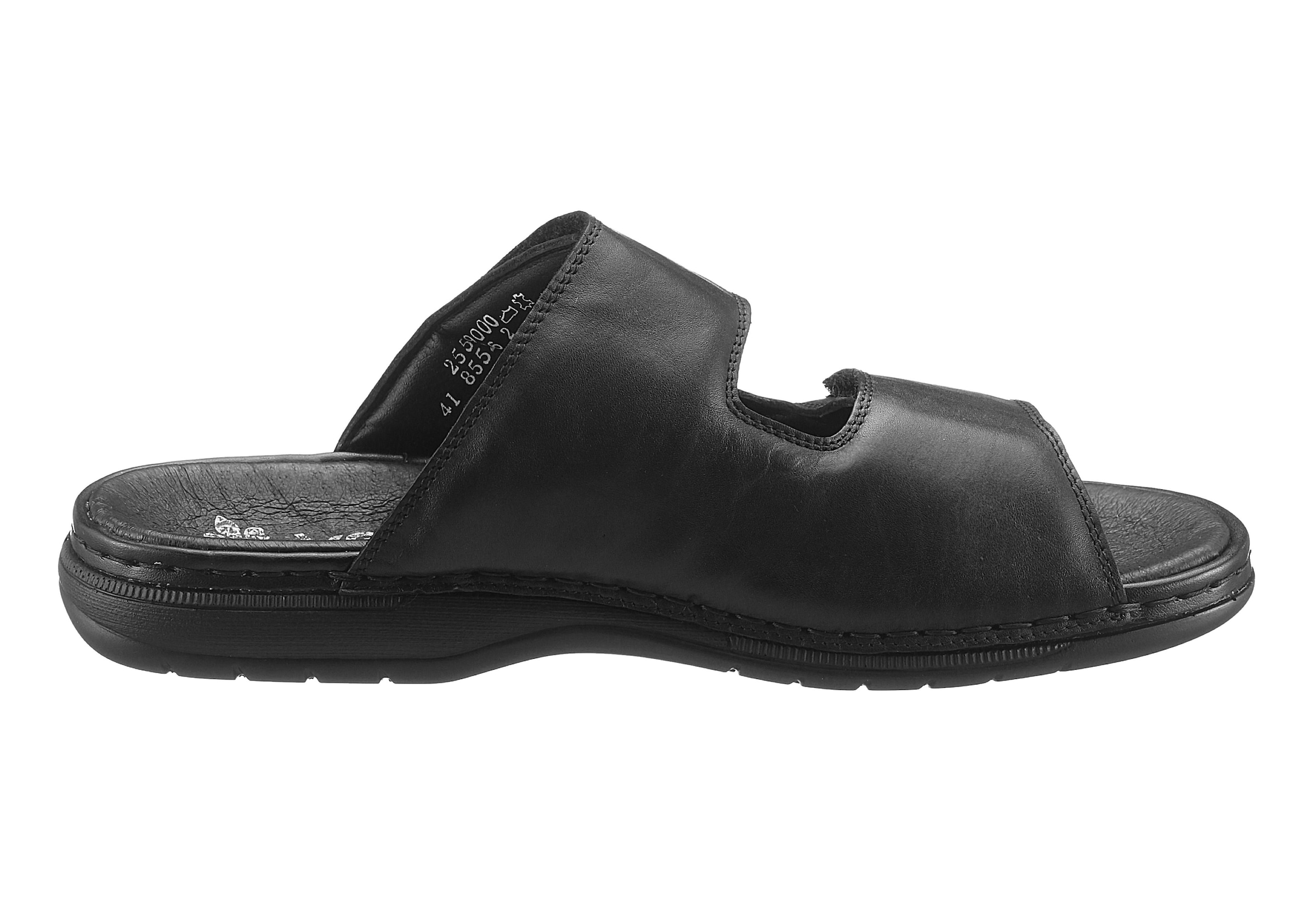 Rieker Pantolette  , Sommerschuh, Schlappen, Klettschuh, mit zwei Klettverschlüssen
