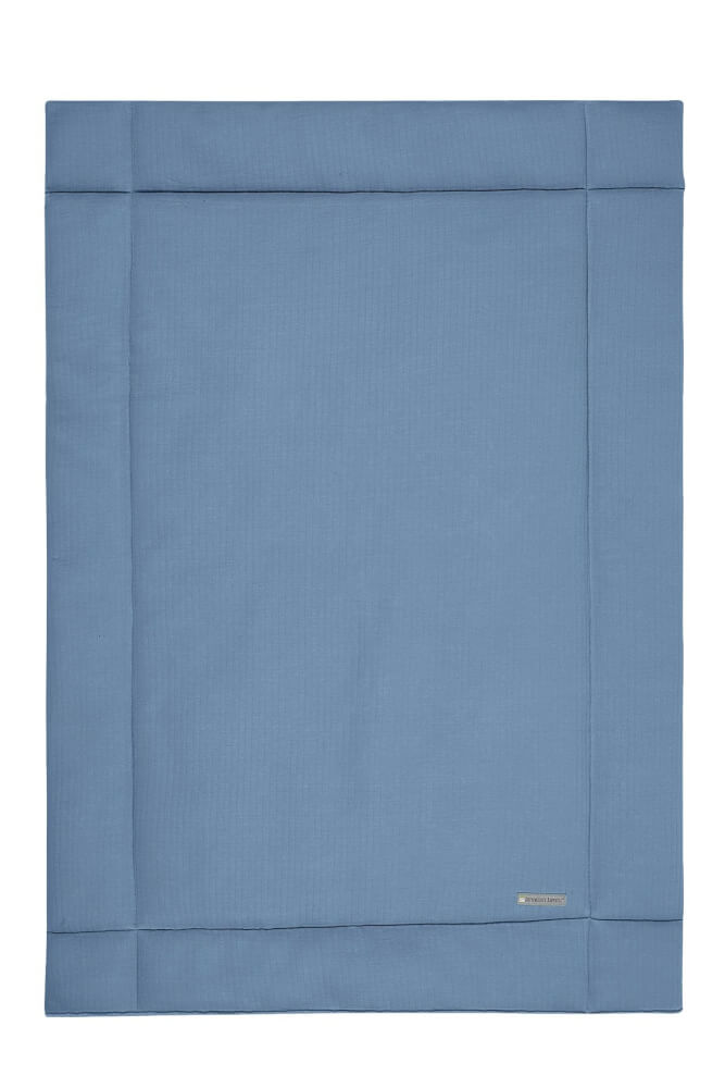 Frottee-Krabbeldecke Gr. 100/135, spaceblue