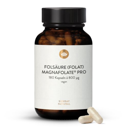 Sunday Natural Products  Magnafolate ®Pro (Folat)800µg