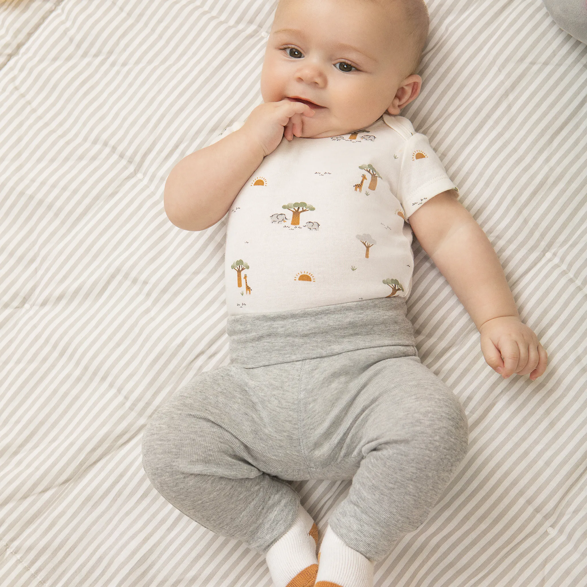 Petit Lem Ensemble Leggings Éléphants 0-12mois