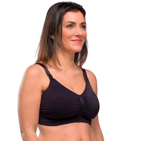 Soutien-gorge grossesse et allaitement rembourré   Noir        L   de               Carriwell