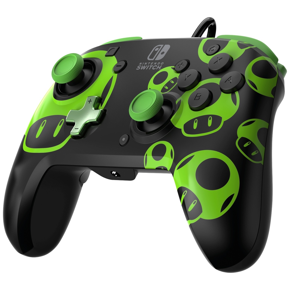 PDP Gaming Nintendo Switch Kabelgebundener Controller mit Leuchteffekt im Dunkeln