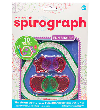 Spirograph Malset - 10 Teile - Wert - Fun Shapes
