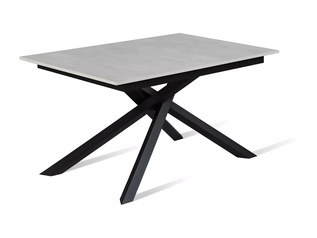 Pulse Table extensible (140/190 x 90 cm) en Mélamine Blanc