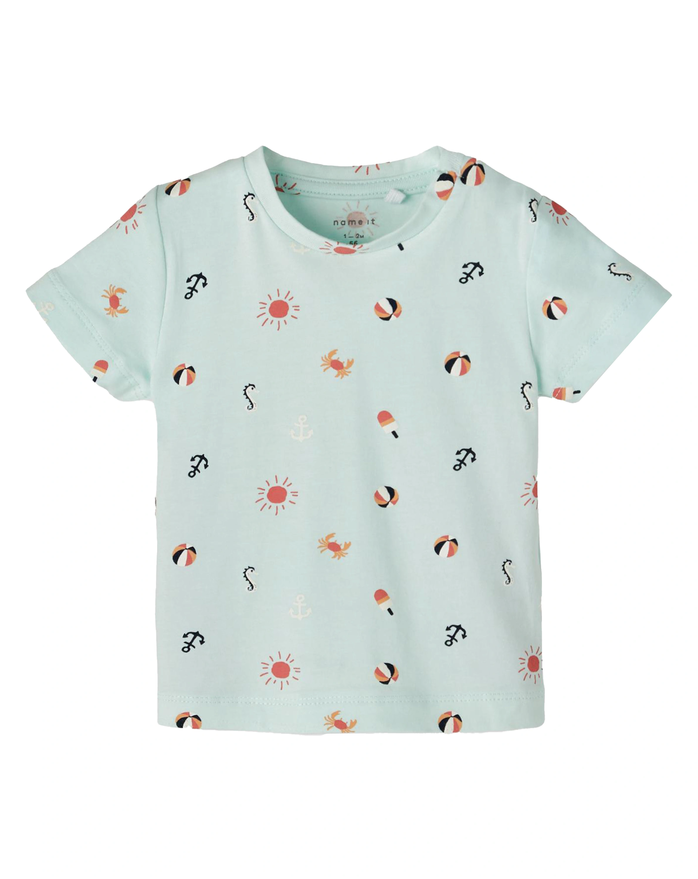 T-Shirt NBMJOE - COAST 3er Set in glacier