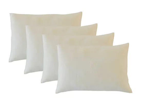 OLYMPE LITERIE | Lot de 4 oreillers 50x70 cm FLOCONS | Mémoire de forme