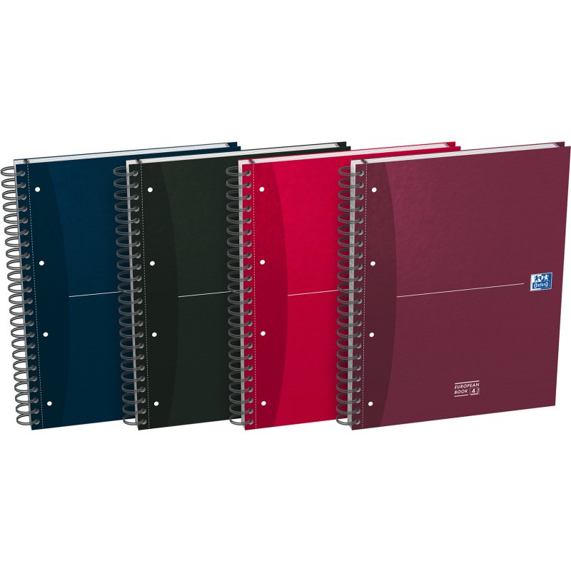 Cahier spirale Oxford Europeanbook A4+ 22,2 x 29,8 cm - 5 x 5 - 240 pages