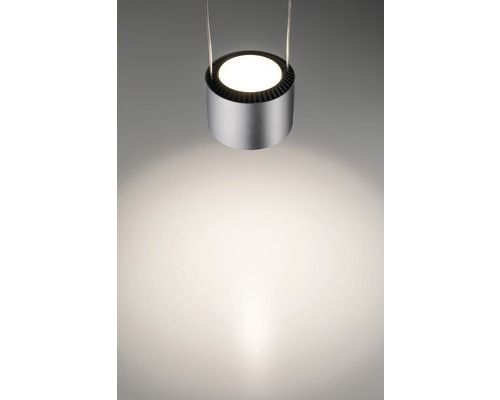Paulmann URail LED hanglamp, dimbaar, 8,5W, 820 lm, 2700 K, Aldan zwart/chroom/mat, 230V