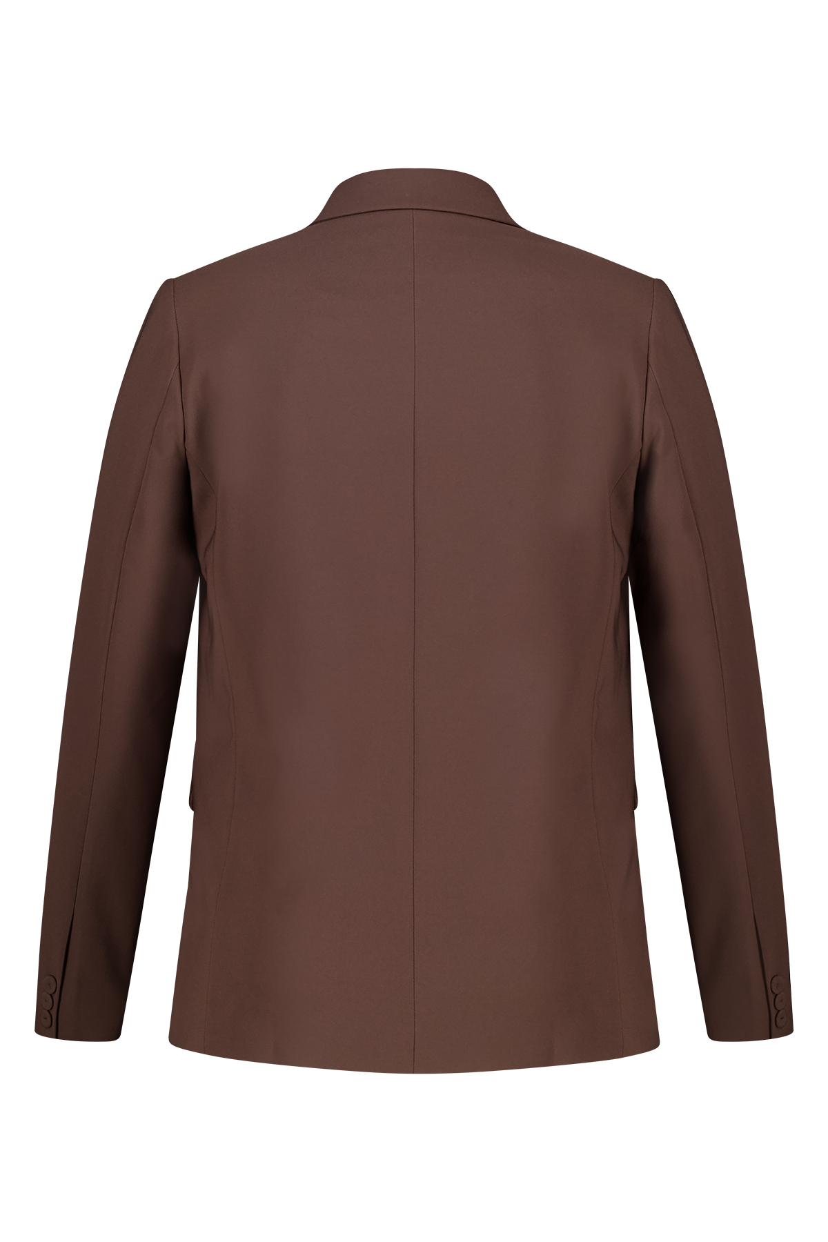 Klassieke blazer Donker bruin