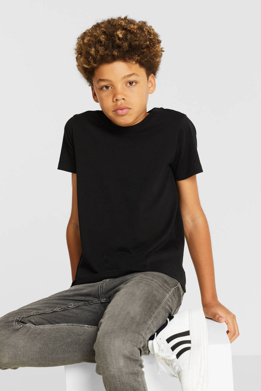 anytime T-shirt zwart