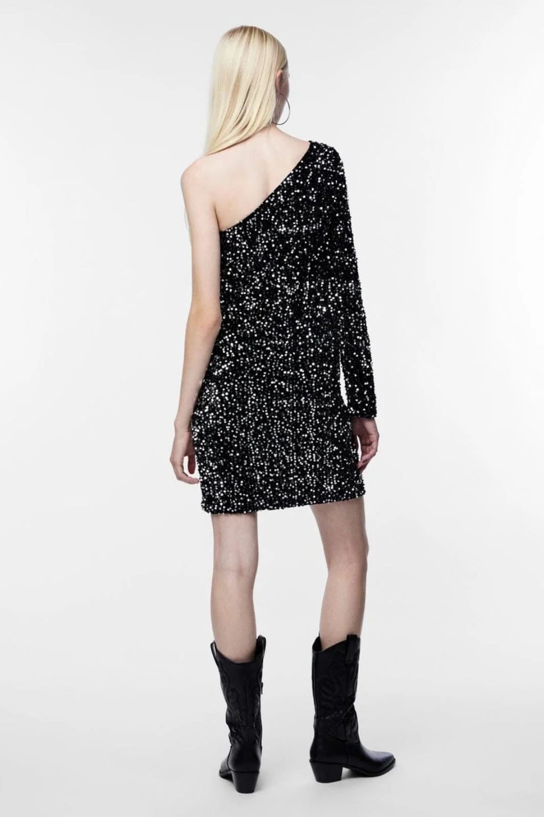 Pieces Pcnylla Ls One Shoulder Dress
