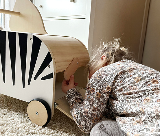 small foot Spielzeugkiste Zebra »Wildlife«