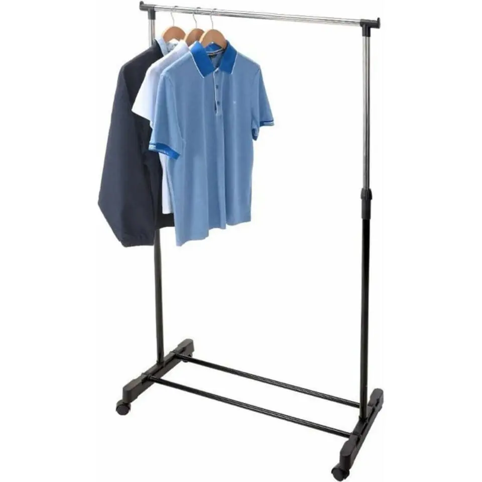 Kledingrek - verrijdbaar - 160 cm - metaal
