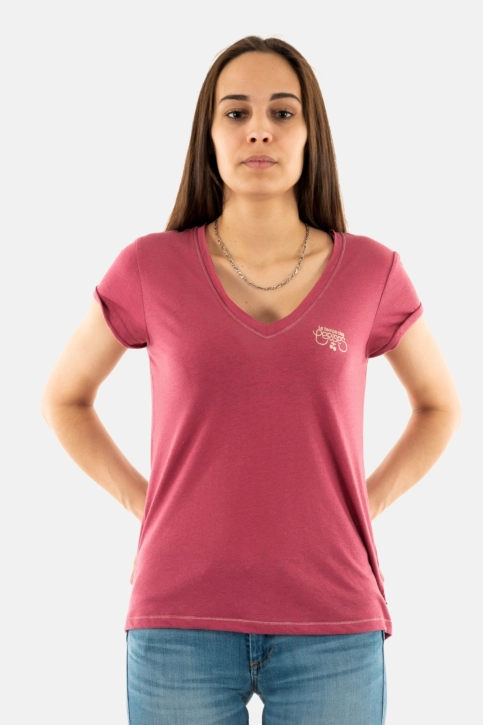 Tee shirt Le Temps Des Cerises smallvtr 5446 vieux rose