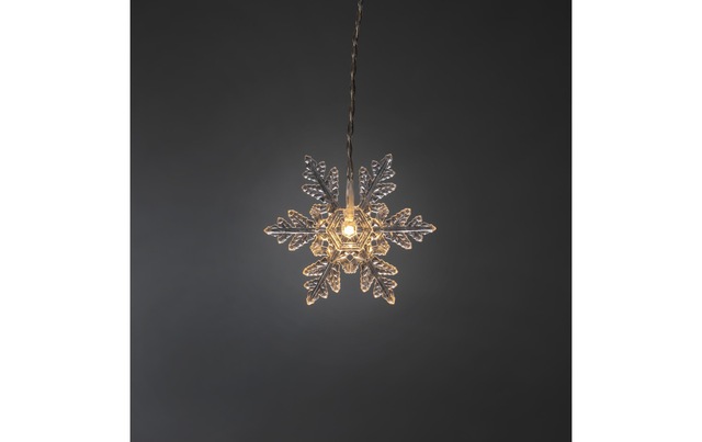 KONSTSMIDE LED-Lichtervorhang »Schneeflocken 41 LED 45017 m Outdoor« 41 Stk.-flammig