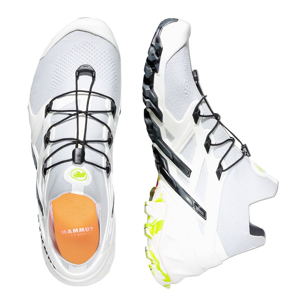 Mammut AEGILITY PRO MID - Chaussures de randonné Homme white/black