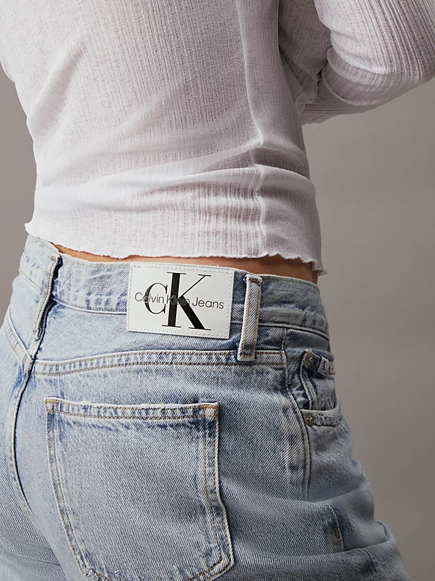 Calça jeans reta de cintura baixa