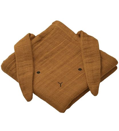 Liewood Spucktücher - 2er-Pack - Hannah - 70x70 - Rabbit Golden