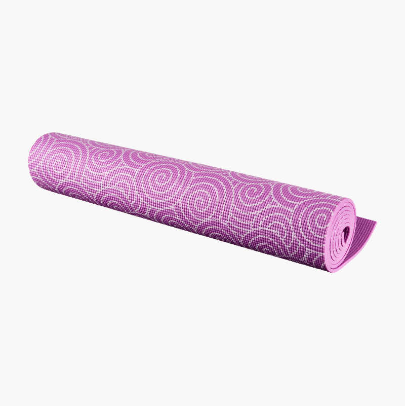 Yogamatte med mønster, 6 mm